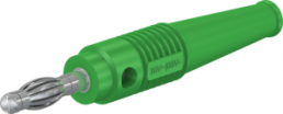 4 mm plug, solder connection, 2.5 mm², green, 64.9199-25