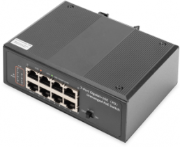 Ethernet switch, unmanaged, 7 ports, 1 Gbit/s, 48-57 VDC, DN-651113