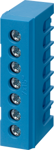 ALPHA-ZS, N terminal, 7-pole 7x 16 mm2, blue