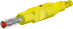 4 mm plug, screw connection, 2.5 mm², yellow, 22.2653-24
