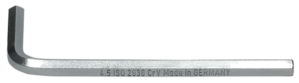 Pin wrench, 4.5 mm, hexagon, L 75 mm