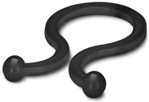 Cable twist clip, max. bundle Ø 20.3 mm, polyamide, black, (L x W) 39.4 x 20.3 mm