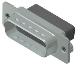 D-Sub plug, 9 pole, standard, unequipped, straight, crimp connection, DSS1XPXXG04X