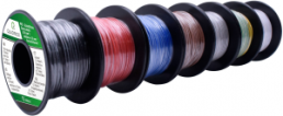 PVC-stranded wires kit, 0.14 mm², black/white/red/blue/brown/gray/green-yellow, outer Ø 1.3 mm