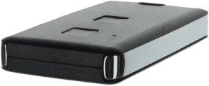 ABS remote control enclosure, (L x W x H) 71.5 x 39.3 x 11.5 mm, black (RAL 9004), 13122.44