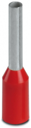 Insulated Wire end ferrule, 1.0 mm², 14 mm/8 mm long, DIN 46228/4, red, 3200030