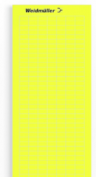 Polyester Laser label, (L x W) 12 x 6 mm, yellow, DIN-A4 sheet with 3220 pcs