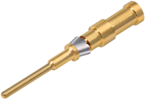 Pin contact, 0.75-1.0 mm², crimp connection, gold-plated, 61 1225 146
