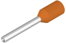 Insulated Wire end ferrule, 0.5 mm², 16 mm/10 mm long, orange, 9028270000