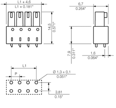 1976590000 Weidmüller PCB Connection Systems Image 3