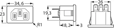 6162.0010 SCHURTER Device Connectors Image 2