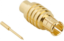 MCX plug 75 Ω, RG-161, RG-179, RG-187, Belden 9221, crimp connection, straight, 252101-75