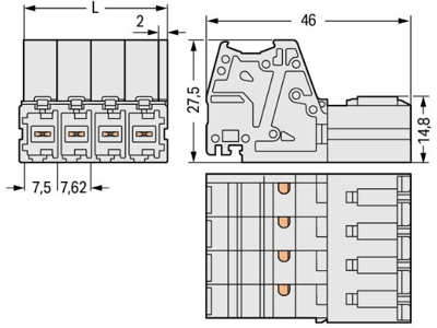 831-3207 WAGO PCB Connection Systems Image 2