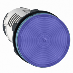 Signal light, waistband round, blue, mounting Ø 22 mm, XB7EV06MP