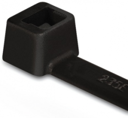 Cable tie, polyamide, (L x W) 100 x 2.5 mm, bundle-Ø 1.5 to 22 mm, black, UV resistant, -40 to 85 °C