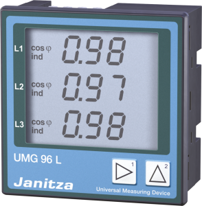 Janitza UMG 96L universal multimeter, -10 °C, 55 °C, 2.5 kHz