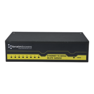 Device server Ethernet to Serial, 8 ports, 100 Mbit/s, 5-30 VDC, ES-279