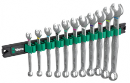 Ring spanner set, 11 pieces, 8-19 mm, 15°, 370 mm, 1390 g, 05020233001