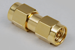 Coaxial adapter, 50 Ω, SMA plug to SMA socket, straight, 0409072