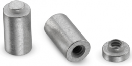 SMD spacer sleeve, internal thread, M1.6, 4.7 mm, steel