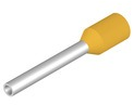 Insulated Wire end ferrule, 0.25 mm², 12 mm/8 mm long, yellow, 9021020000
