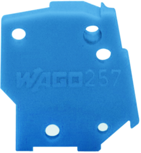 End plate for feed through terminal, 257-400