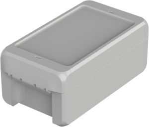 ABS enclosure, (L x W x H) 151 x 80 x 60 mm, light gray (RAL 7035), IP66, 96033125