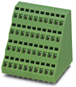 PCB terminal, 4 pole, pitch 5.08 mm, AWG 24-14, 12 A, spring-clamp connection, green, 1731905