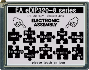 EA EDIP320J-8LW DISPLAY VISIONS LED-Modules
