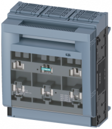 Fuse load-break switch, cover handle, 3 pole, 630 A, 690 V, (W x H x D) 249.4 x 306 x 161.5 mm, busbar, 3NP1163-1JC20