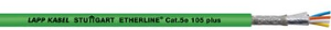 TPE ethernet cable, Cat 5e, PROFINET, 4-wire, 0.33 mm², AWG 22, green, 2170636/100