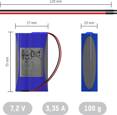 2447-0105 Ansmann Rechargeable Battery Packs Image 2