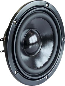 HiFi bass-midrange speaker, 4 Ω, 87 dB, 50 Hz to 12 kHz, black