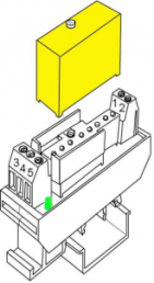 DIN rail adapter for I/O Module, EBS01000