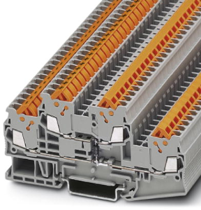 Component terminal block, IDC connection, 0.25-1.5 mm², 2 pole, 17.5 A, 6 kV, gray, 3206241