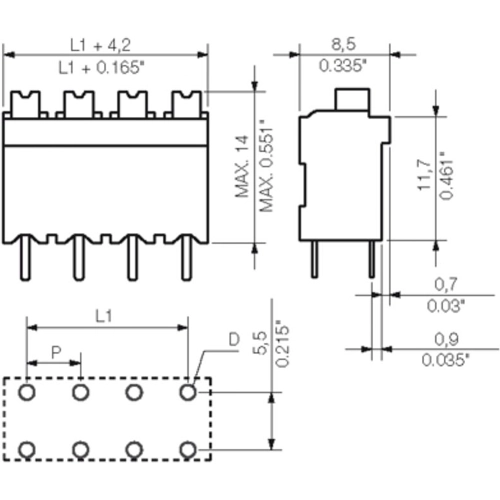 1826100000 Weidmüller PCB Connection Systems Image 3