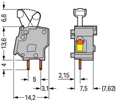 257-752 WAGO PCB Terminal Blocks Image 2