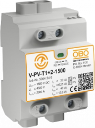 PV surge protection device, 50 A, 1500 VDC, 5094240