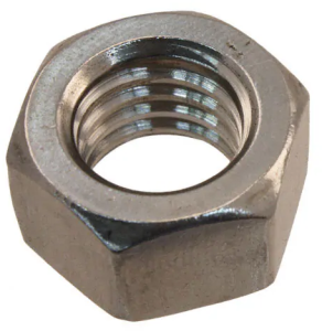 Hexagon nut, 1/2 inch, brass, 9-329631-3