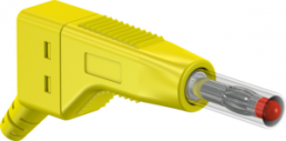 4 mm plug, screw connection, 1.0 mm², yellow, 64.9325-24