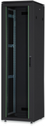 47 HE network cabinet, (H x W x D) 2276 x 600 x 600 mm, IP20, sheet steel, black, DN-19 47U-6/6-B-1