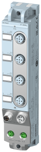Sensor-actuator distributor, 4 x M12 (5 pole), 6ES7145-5ND00-0BA0