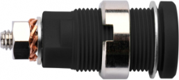 4 mm socket, screw connection, mounting Ø 12.2 mm, CAT III, black, SEB 6445 NI / SW