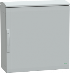 Control cabinet, (H x W x D) 750 x 750 x 320 mm, IP44, polyester, light gray, NSYPLAT773G