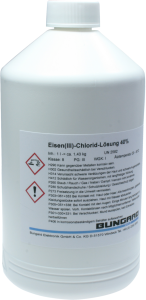 Etchant, iron-III chloride, liquid, Bungard 73131-01, 1.0 l bottle