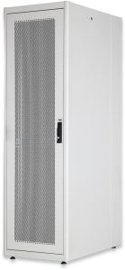 42 HE server cabinet, perforated steel doors, (H x W x D) 2040 x 600 x 1000 mm, IP20, sheet steel, light gray, DN-19 SRV-42U-D