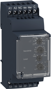 Level relay, 2 Form C (NO/NC), 5 A, 250 V (DC), 250 V (AC), RM35LM33MW