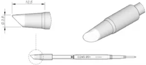 C245951 JBC Soldering tips, desoldering tips and hot air nozzles