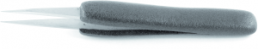 ESD tweezers, uninsulated, antimagnetic, stainless steel, 130 mm, AA.SA.DN.6