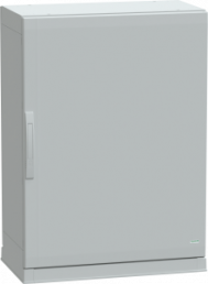 Control cabinet, (H x W x D) 1000 x 750 x 420 mm, IP54, polyester, light gray, NSYPLAZ1074G